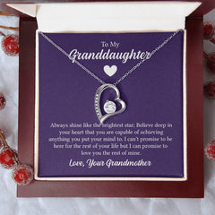 Forever Love Necklace - For Granddaughter From Grandmother