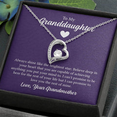 Forever Love Necklace - For Granddaughter From Grandmother